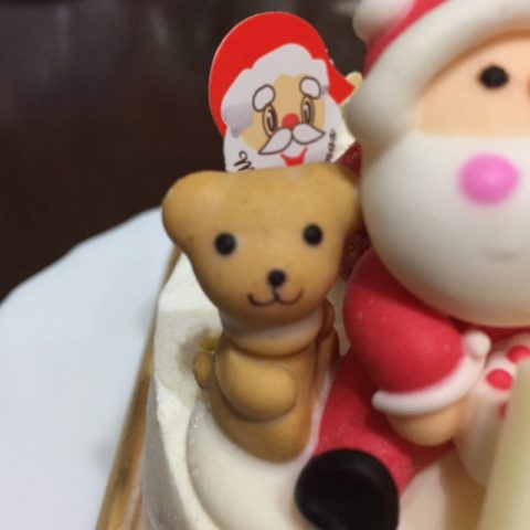 クリスマス　ケーキ　くま